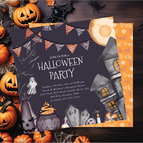 Spooky Halloween Party Invitation