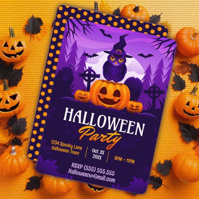 Spooky Halloween Party Invitation (Creator Uploaded)