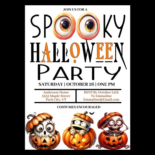 Spooky Halloween Party Invitation