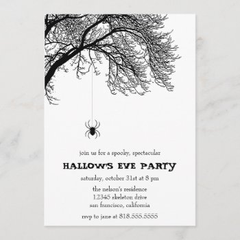 Spooky Halloween Party Invitation by party_depot at Zazzle