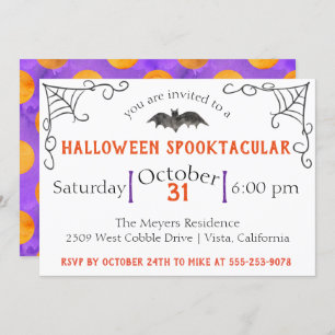 Spooky Halloween Party Invitation