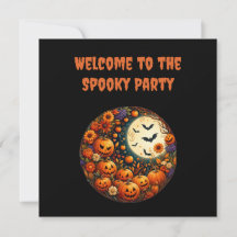 Spooky Halloween Party Invitation Customizable