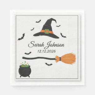 Spooky Halloween Party Napkins 3-Ply Cute Ghost