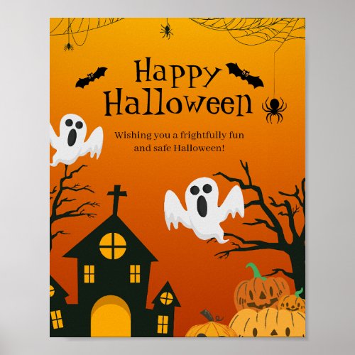 Spooky Halloween Party Poster