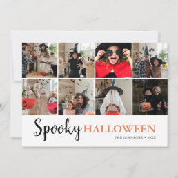 Spooky Halloween Photo Card