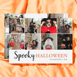 Spooky Halloween Photo Card