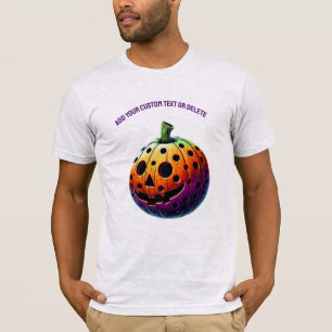 Spooky Halloween Pickleball Pumpkin Sports Gift T-Shirt