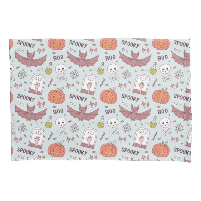 Spooky Halloween Pillow Case (Front)