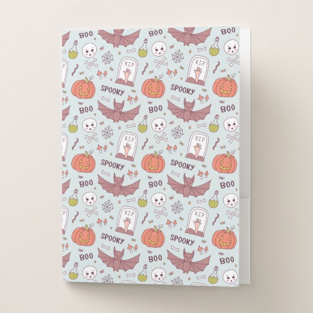 Spooky Halloween Pocket Folder (Front)