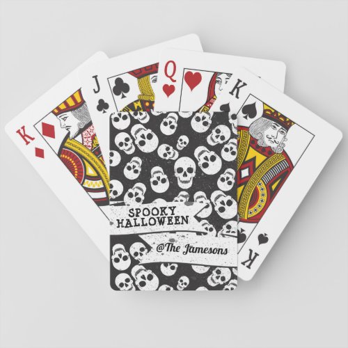 Spooky Halloween  Poker Cards