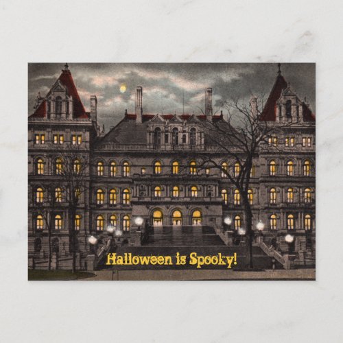 Spooky Halloween Postcard