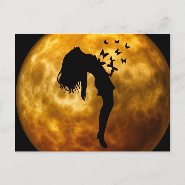 Spooky Halloween Postcard (Front)