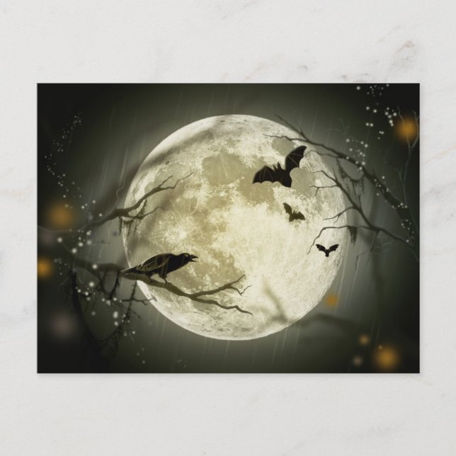 spooky halloween postcard (Front)