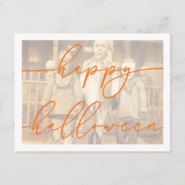 Spooky Halloween Postcard Template (Front)