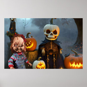 Spooky Halloween. Poster
