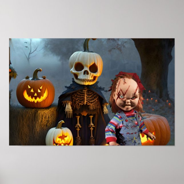 Spooky Halloween. Poster (Front)