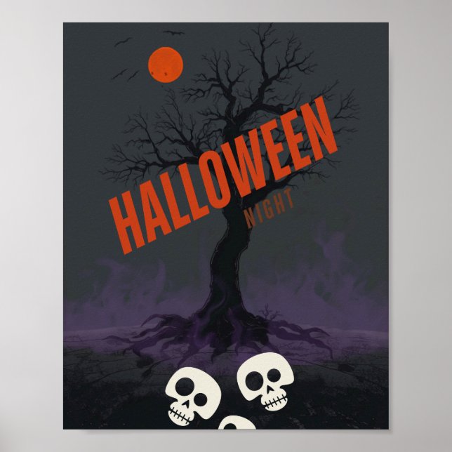 🎃👻Spooky Halloween Poster (Front)