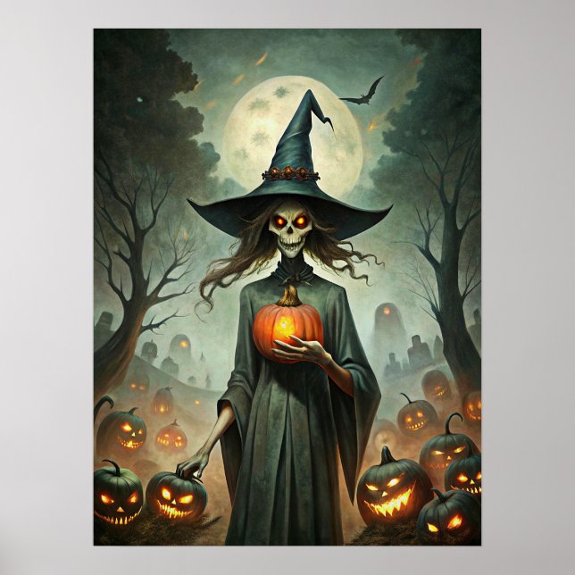 Spooky Halloween Poster (Front)