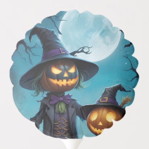 Spooky Halloween Pumpkin Duo Balloon