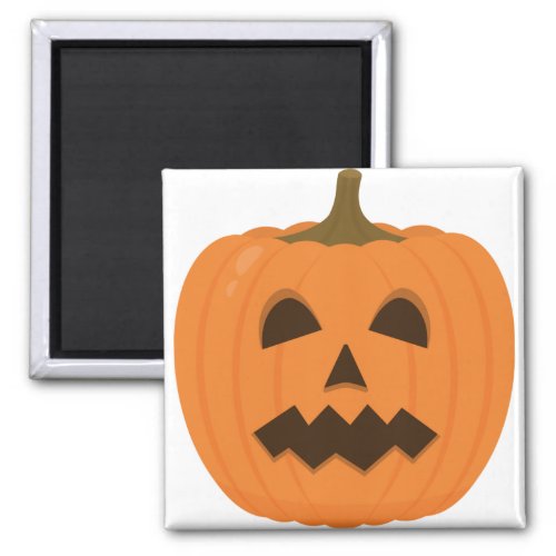Spooky Halloween pumpkin face Cute Jack_o_Lanter Magnet