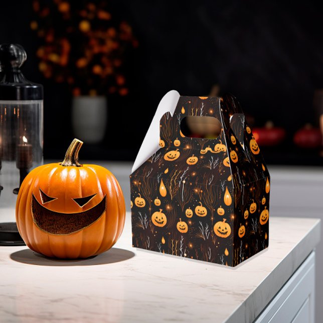 Spooky Halloween Pumpkin Favor Boxes (Creator Uploaded)