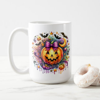 Spooky Halloween Pumpkin Mug