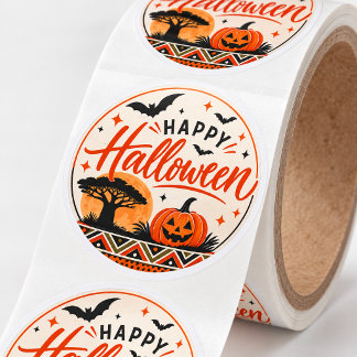 Spooky Halloween Pumpkin Sticker – Cute Halloween