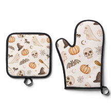 Spooky Halloween Pumpkins & Ghosts