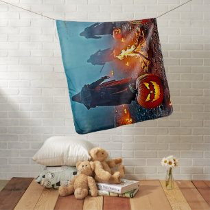 Spooky Halloween Ritual Design Baby Blanket