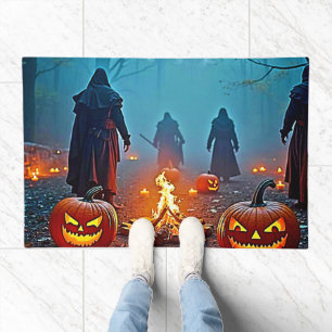 Spooky Halloween Ritual Design Doormat
