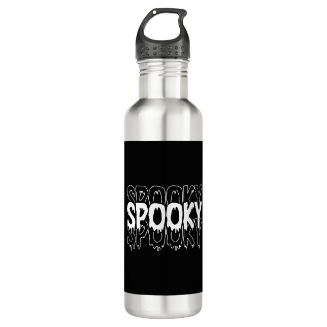 Spooky Halloween Scary Halloween Lover Stainless Steel Water Bottle (Front)
