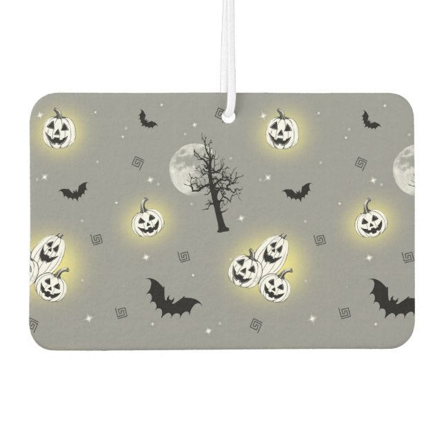 Spooky Halloween Seamless Pattern  Air Freshener (Front)