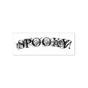 " SPOOKY! " Halloween Self Inking Stamp