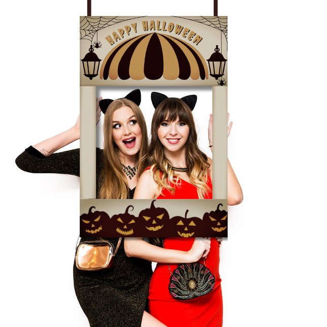 Spooky Halloween Selfie Photo Frame Foam Board (Spooky Halloween Selfie Photo Booth Frame)