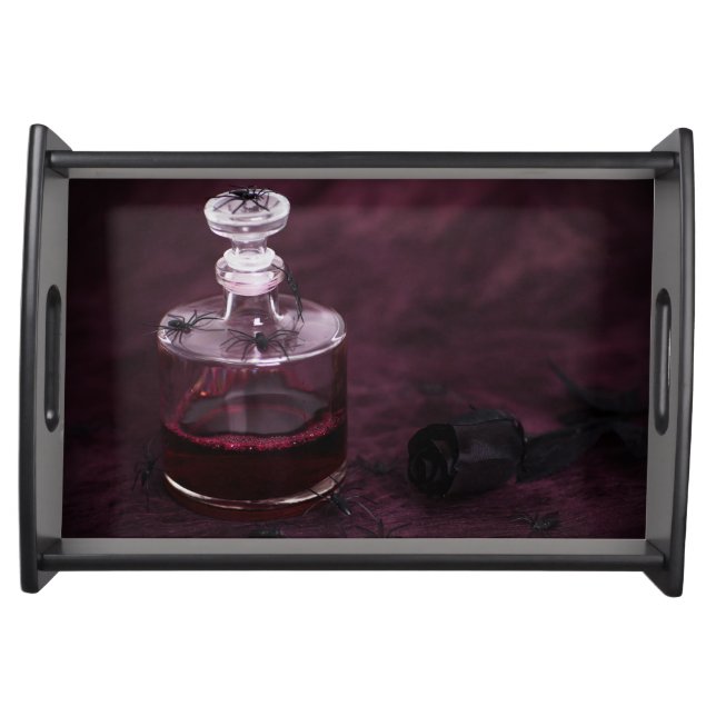 Spooky Halloween Setup Serving Tray (Front)