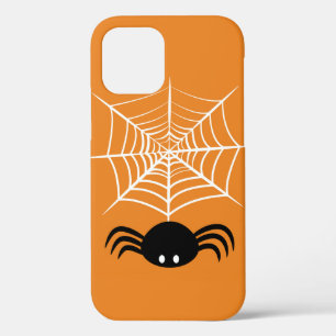Spooky Halloween Spider Illustration iPhone 12 Case