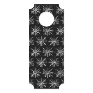 Spooky Halloween Spider Illustration Door Hanger