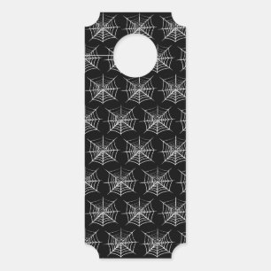 Spooky Halloween Spider Illustration Door Hanger