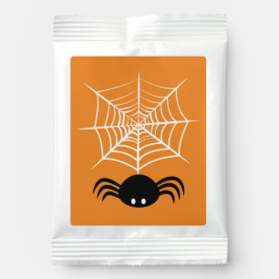 Spooky Halloween Spider Illustration Lemonade Drink Mix