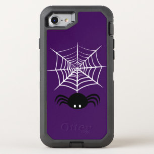 Spooky Halloween Spider Illustration OtterBox Defender iPhone SE/8/7 Case