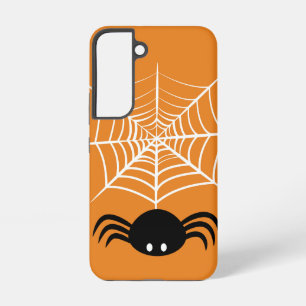 Spooky Halloween Spider Illustration Samsung Galaxy S22 Case