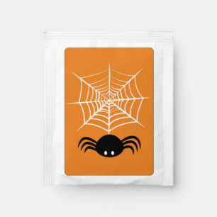 Spooky Halloween Spider Illustration Tea Bag Drink Mix
