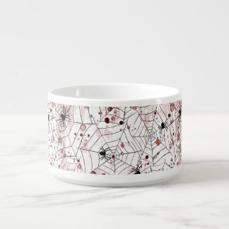 Spooky Halloween Spider Web Bowl