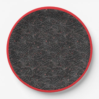 Spooky Halloween Spider Web Paper Plates