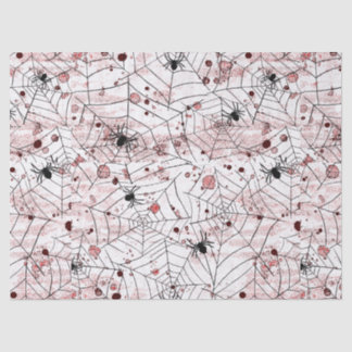 Spooky Halloween Spider Web Tissue Paper