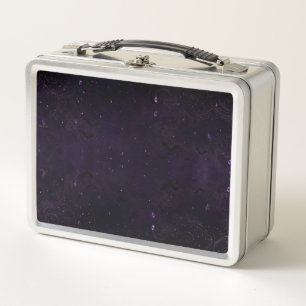 Spooky Halloween Spiderweb Pattern Lunchbox