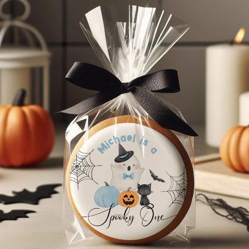 Spooky Halloween Spooky one blue Boo Sugar Cookie