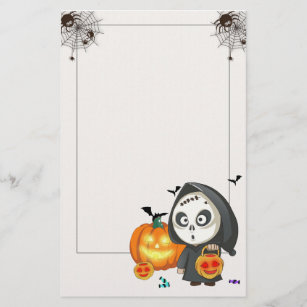Spooky Halloween Stationery Paper