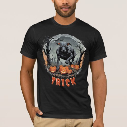 Spooky Halloween T_Shirt Trick or Treat T_Shirt