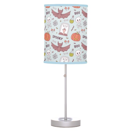 Spooky Halloween Table Lamp (Front)